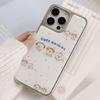 Zhitai Гальванизированный серебристый чехол с капельным клеем для iPhone 16/15/14 Pro Max/15 Plus