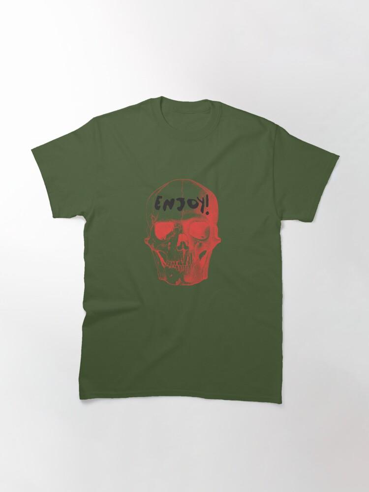 DM Memento Mori Black-Red Skull Classic T-Shirt