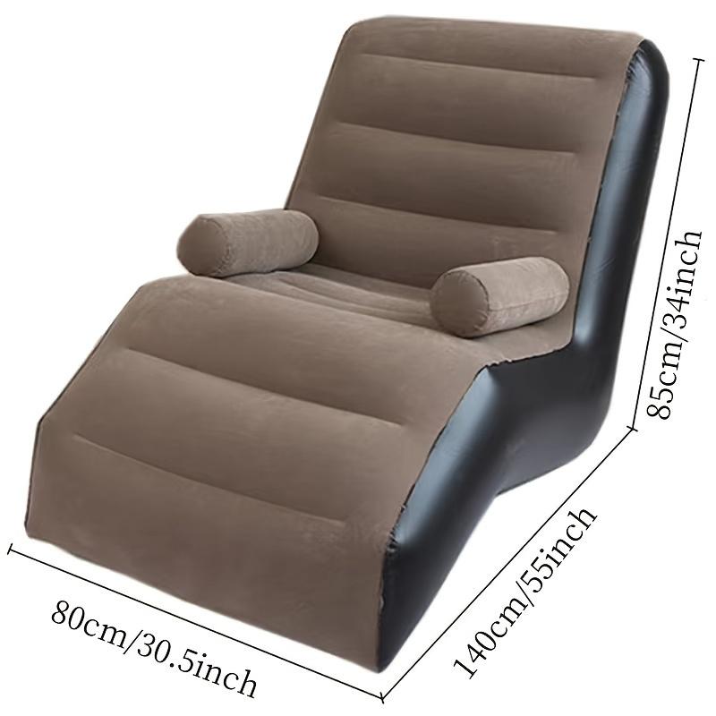 1 шт. S-образный надувной диван для ленивого песка в поисках искусственного человека, инженерная кровать для отдыха, портативный шезлонг