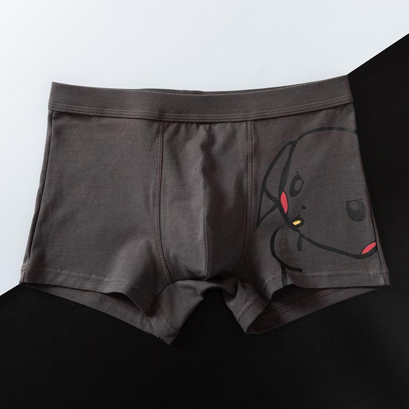Мужские трусы-боксеры, летние дышащие трусы-боксеры с героями мультфильмов для мальчиков, милые трендовые хлопковые трусы высокого качества