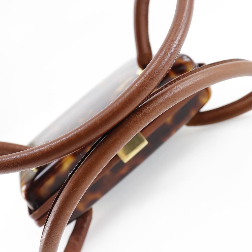 Fendi FF Сумка Вечерняя сумка Коричневый пластик/кожа Женская Б/у