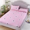 Fitted Sheet Mattress Cover with All-around Elastic Rubber Band Non Slip Dustproof Bed Sheet