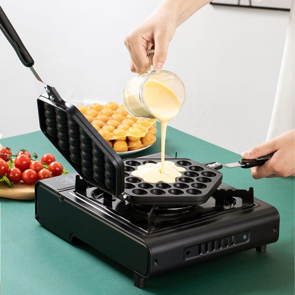 QQ яйцо пузырь форма для выпечки торта форма для яиц роликовый железный алюминиевый вафельница форма с антипригарным покрытием DIY тарелка для кексов