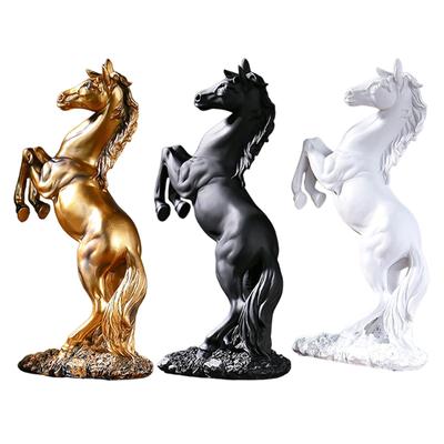 Статуя лошади, центральный элемент мебели, украшение, орнамент, фигурка лошади для настольной тумбочки, шкафа, кабинета, книжной полки