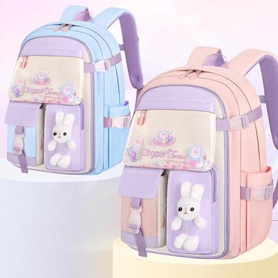 Зимний новый нейлоновый школьный рюкзак для начальной школы, рюкзак с уменьшением нагрузки, большой вместимости, модный рюкзак KTB