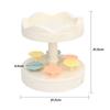 3 Model Cute Automatic Rotating Dessert Stand - Sushi Cake Display Plate Rack - Birthday Decoration Gifts - Revolving Food Serve