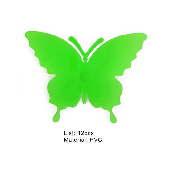 12 шт., плакат на холодильник, небьющийся, широкое применение, легкий, привлекательный, с двойным крылом, настенная наклейка для автомобиля