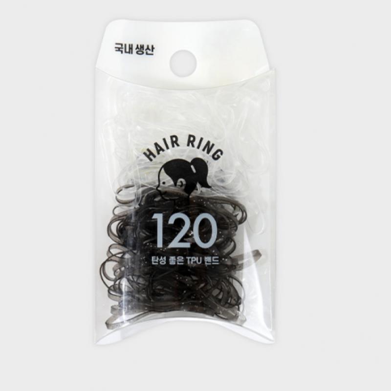 Daiso Glitter Black Tpu Bands 120 Pack