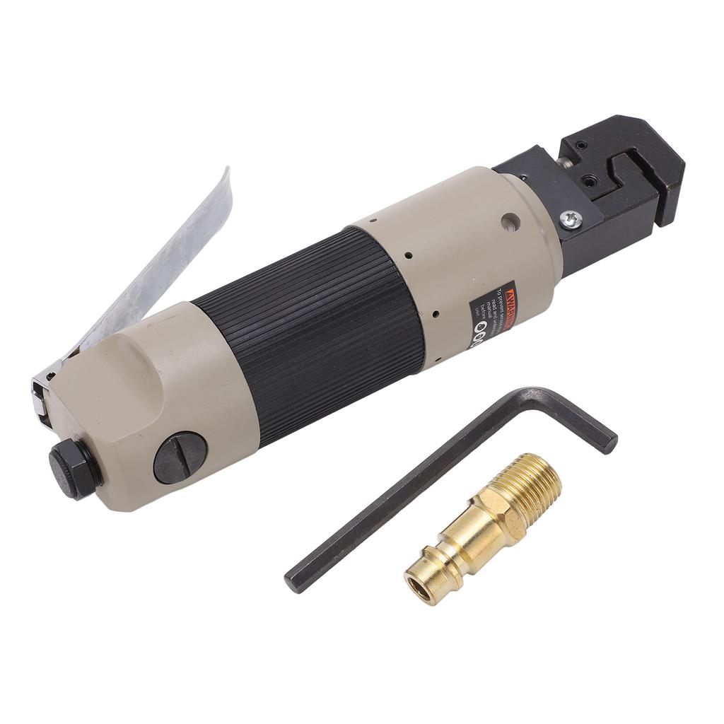 Pneumatic Sheet Metal Puncher, Flange Punching Tool with Connector, for Car , 12mm Crimping Size, Suitable for Automobile Sheet Metal