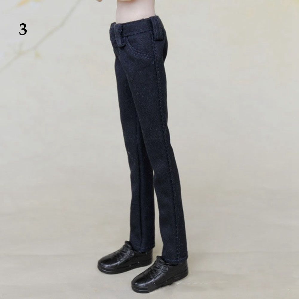 Детские игрушки Одежда для куклы Одежда для куклы-мальчика Джинсы Брюки Повседневный вязаный свитер Кукольное пальто