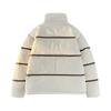 Fashion Trendy Striped Versatile 90 White Duck Down Down Jacket for Men and Women, Casual Warm Jacket