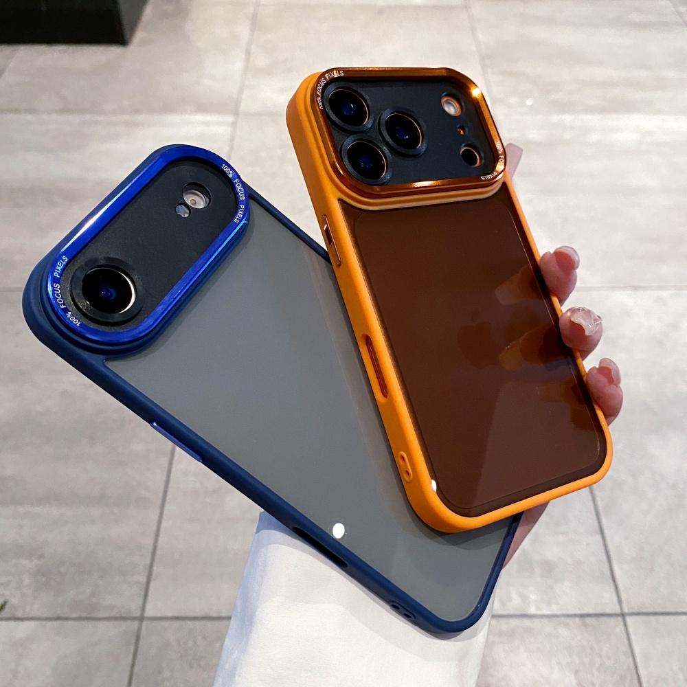 Прозрачный чехол для телефона с защитой камеры для iPhone 17 Pro Max 16 15 14 Plus 13 12 11 17 Air Ударопрочный Гибридный Бампер PC Чехол