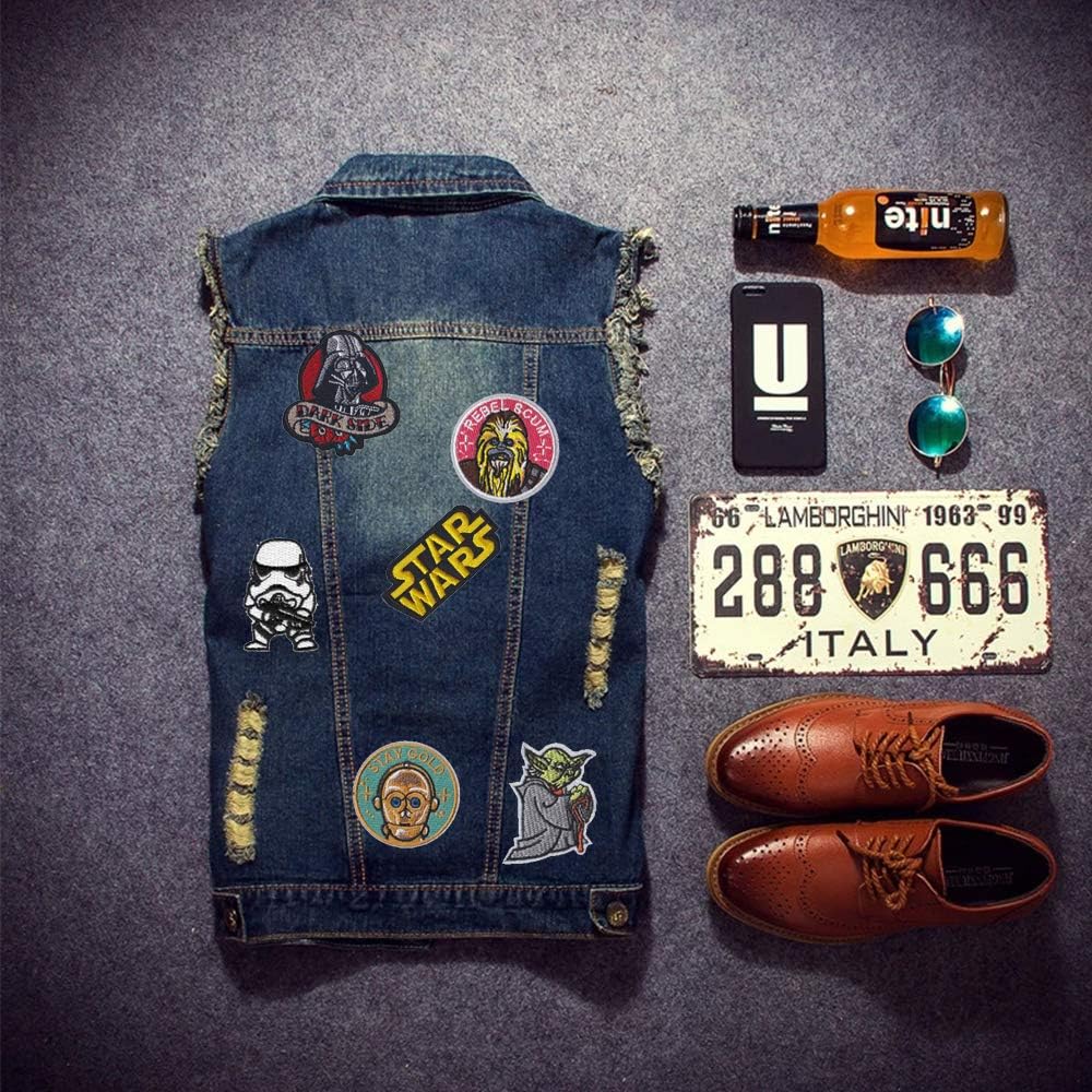 Military Morale Embroidered Patch for Jackets Backpacks Jeans and Clothes Iron On Sew On Appliques Sport Badge Emblem Sign DIY Accessory-13 pcs