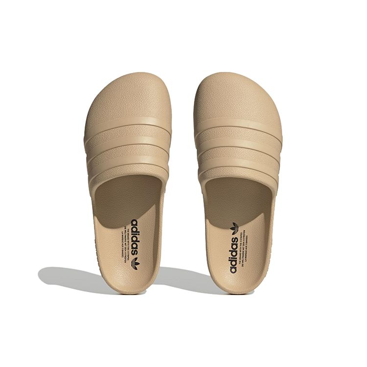 adidas AdiFOM Adilette Шлепанцы Магический Бежевый Унисекс Кроссовки Коричневый Core-Black GZ2632