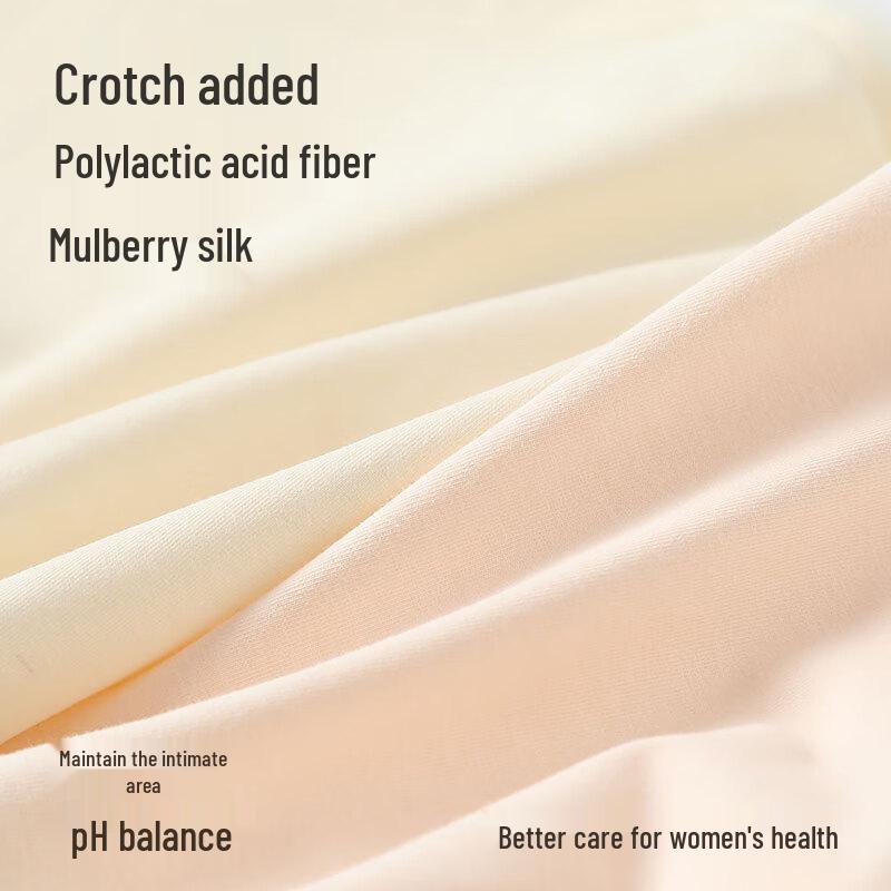 Fenteng Women's 7A Antibacterial Mid-Waist Briefs 5-Pack