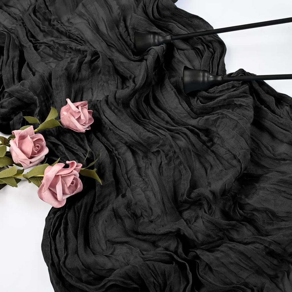 Марля Дорожка на стол Обеденный декор 90*300СМ Рустик Кантри Бохо Пляжная Свадебная Вечеринка Декор стола Рождественские Дорожки на стол