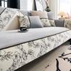 Chenille Thickening Sofa Mat Seasons Non Slip Anti Cat Anti-slip Scratch Sofa Cover Modern Light Luxury Couch Towel Pillowcase