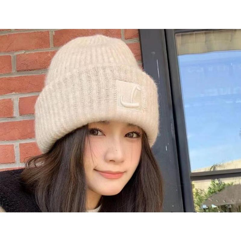 Свободная вязаная шапка корейского выпуска, женская осенне-зимняя универсальная толстая вязаная шапка, шапка Baotou