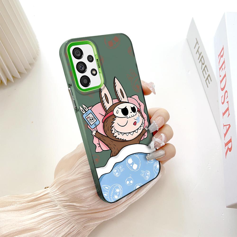 Окрашенный узор, цветной серебристый, двухсторонний, жесткий, противоударный чехол для телефона Samsung