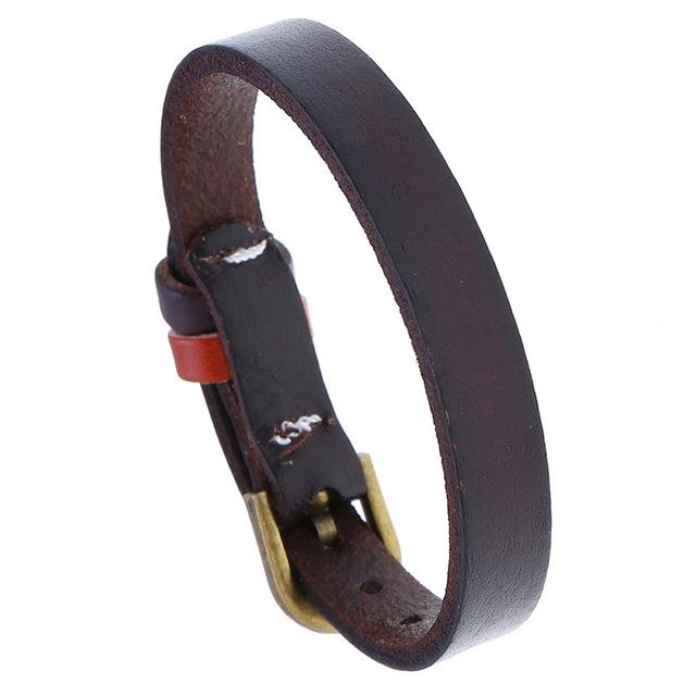 Men Bracelets Punk Rivet Wide Leather Multilayer Motorcycle Cycling Club Wrap Goth Bracelet For Women Charm Couple Hand Jewelry