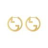 Gucci Blondie Circular Fashion Jewelry Round Interlocking Double G Metal Earrings Women earrings Gold 774534I46008005