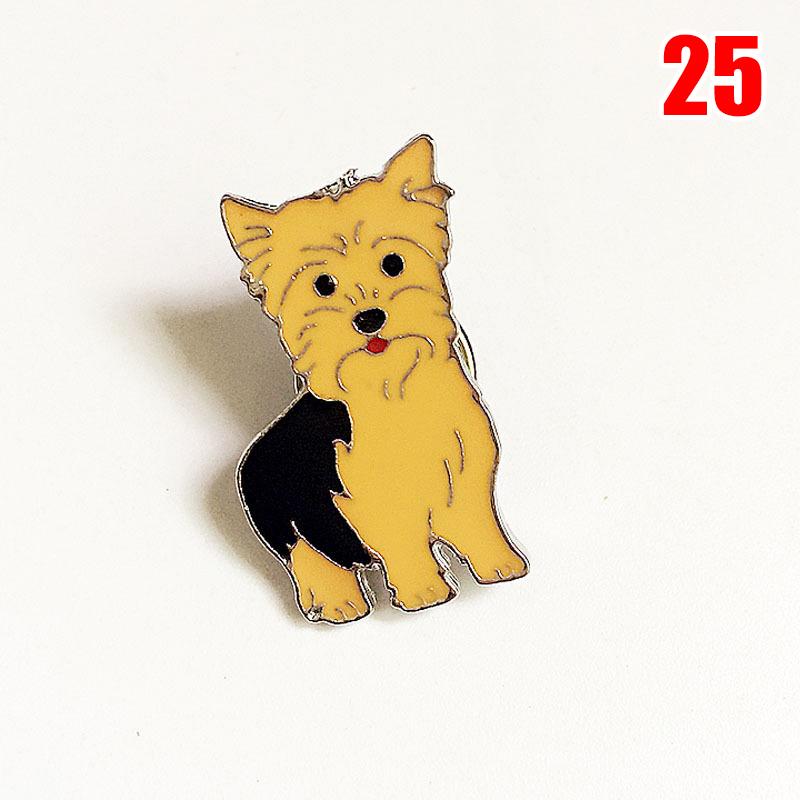 1PC Cartoon Pendant Dog Jewelry Dogs Brooches Pins Dachshunds Corgi Badge Decorated Cute Brooches