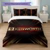 Kenworth Print 3Pcs Bedding Set Duvet Cover With Two Pillowcases Soft Bed Linen For Household Bedroom