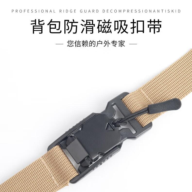 Crossbody Quick Release Adjustable Strap Multifunctional Shoulder Strap Magnetic Tactical Buckle Sling Bag Outdoor Nylon Extension MPS-L17Pro Black