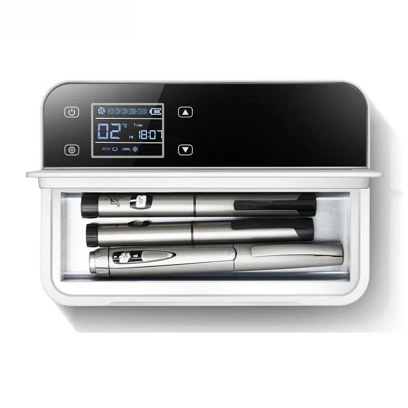 0~18 Градусов Диабетический Портативный Дорожный Холодильник Интеллектуальный Контроль Температуры Охладитель Инсулина Перезаряжаемый Медицинский Термоконтейнер