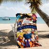 Customizable personalized beach towels Dragon Ball themed designs.Suitable for the beach, yoga, sports;ideal as beach accessories