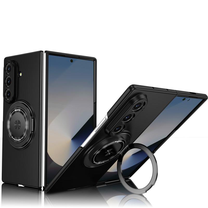 For Samsung Galaxy Z Fold 8 Ultra 5G Case Armor Car Magnetic Holder Ring Funda for Galaxy ZFold 8 Fold8 Ultra Lens Protect Cover