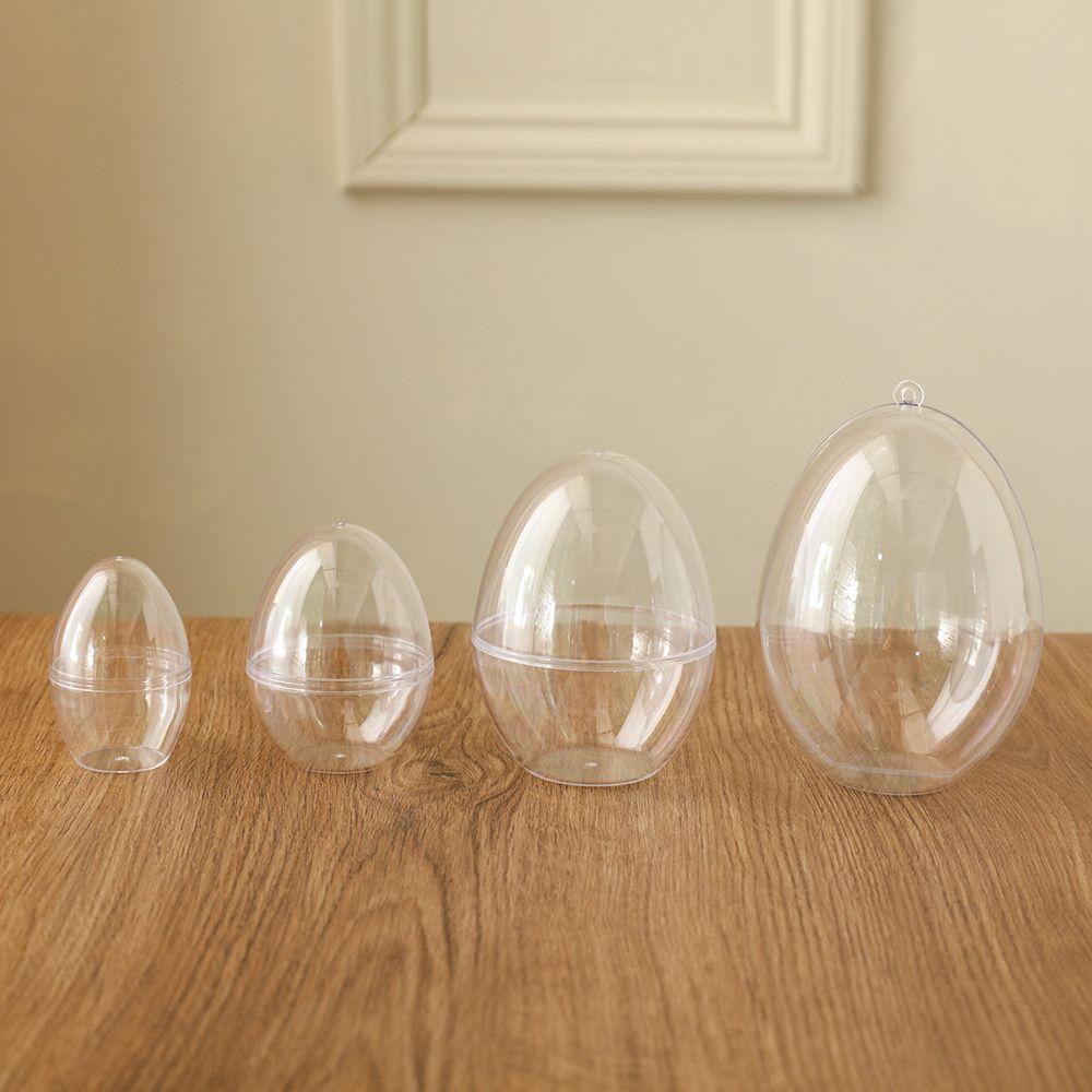 Ornament Ornaments Fillable Candy Box Easter Decoration Transparent Easter Egg Transparent Balls