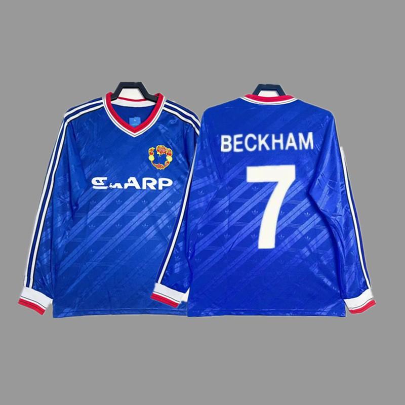 Retro Football Jersey Vintage Soccer Shirt Short Sleeve Sport Tee Unisex Adult Fall Winter