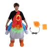 Inflatable Ride On Rooster Costume Waterproof Lightweight  Cute Chicken Blow Up Suit for Hall