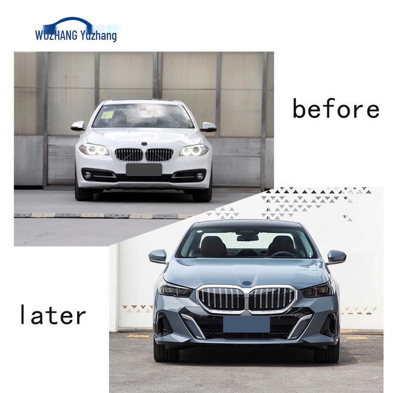 Front Bumper Assembly Kit for BMW 5 Series F18/F10 - Includes Headlights, Taillights, and Tail Cover