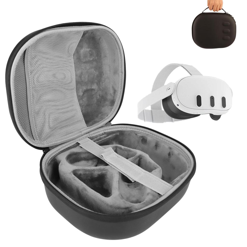 Чехол для переноски гарнитуры Meta Quest 3 VR, противоударный чехол для хранения Oculus Quest 3 VR, повязка на голову и другие аксессуары