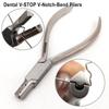 Dental V-STOP V-Notch-Bend Pliers Orthodontics Bracket Braces Adjusting Plier Orthodontist Pliers for Making V Notch Stop Bends