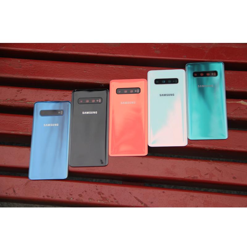 Оригинальная задняя крышка аккумулятора, стеклянный задний корпус для Samsung Galaxy S10 X SM-G9730 S10 Plus SM-G9750