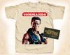 Футболка Commando V1 Футболка Постер к фильму Винтажная Натуральная футболка размеры от S до 5XL