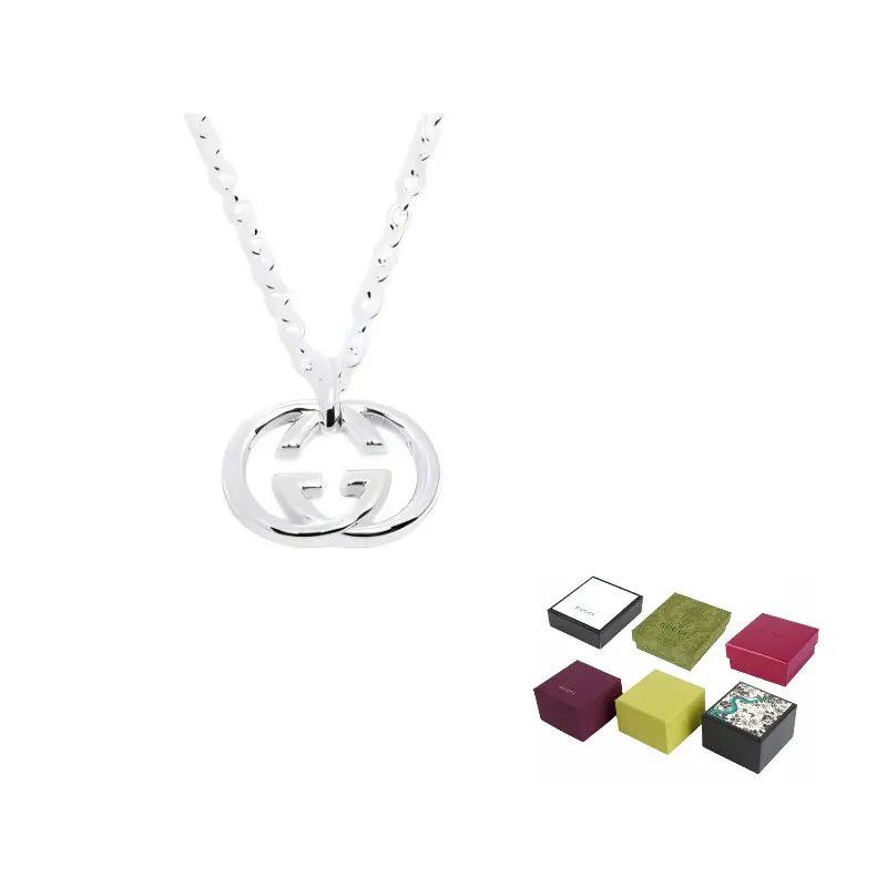 Gucci 2015-2025 Sterling Interlocking G Pendant necklace 190484-J8400-8106