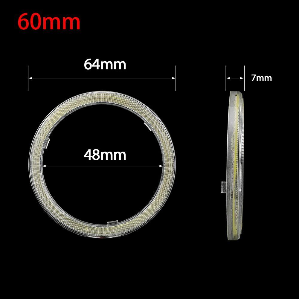 1Pcs Decorative Lights Angel Eyes Bulb Daytime Running Light Halo Ring Lamp Car COB LED Headlight