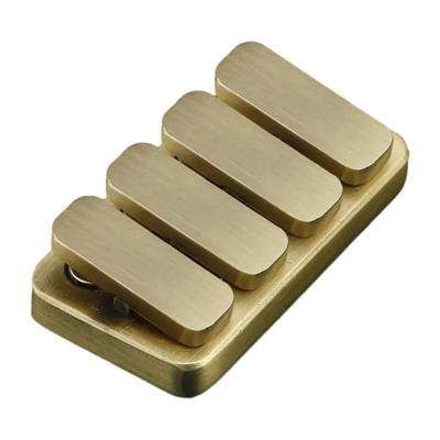 EDC Магнитный кликер Тактильная монета Механический слайдер Fidget Toy Push Card Металлический мини-антистресс Фортепианная клавиша Pushing Papa Handle