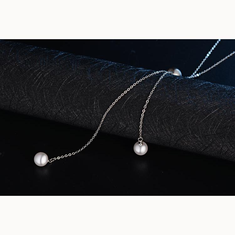 Fashion Elegant Necklace Accessories Female Pearl Sweater Chain Long Versatile Autumn and Winter Items of Jewelry