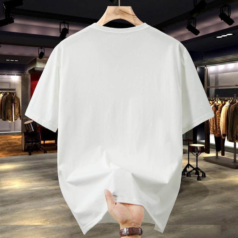 4XL-12XL Футболка больших размеров для мужчин Винтажная одежда Модные летние футболки Футболка большого размера с коротким рукавом