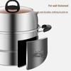 Royalstar Starry Stainless Steel Double Layer Steamer