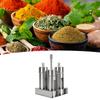 2pcs/3pcs/4pcs Base Stand Vinegar Cruet Set 80ml Salt Shaker Set  Home Kitchen