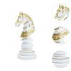 Шахматные фигуры Статуэтка из смолы Элегантный Идеальный подарок Уникальное настольное украшение
