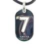 [Pre-owned] 925 No. 7 Plate Pendant/Necklace/j50-10