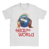 Unisex Unisexs Heal The World T Shirts Mj 100 Cotton Clothes Novelty Short Sleeve Crewneck Tees Big Size Tshirts