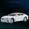 1:24 Модель Bentley Continental GT Игрушечные Машинки Сплав Литье под Давлением Амортизация Поворот Переднего Колеса Звук Свет Настольное Украшение Транспортное Средство